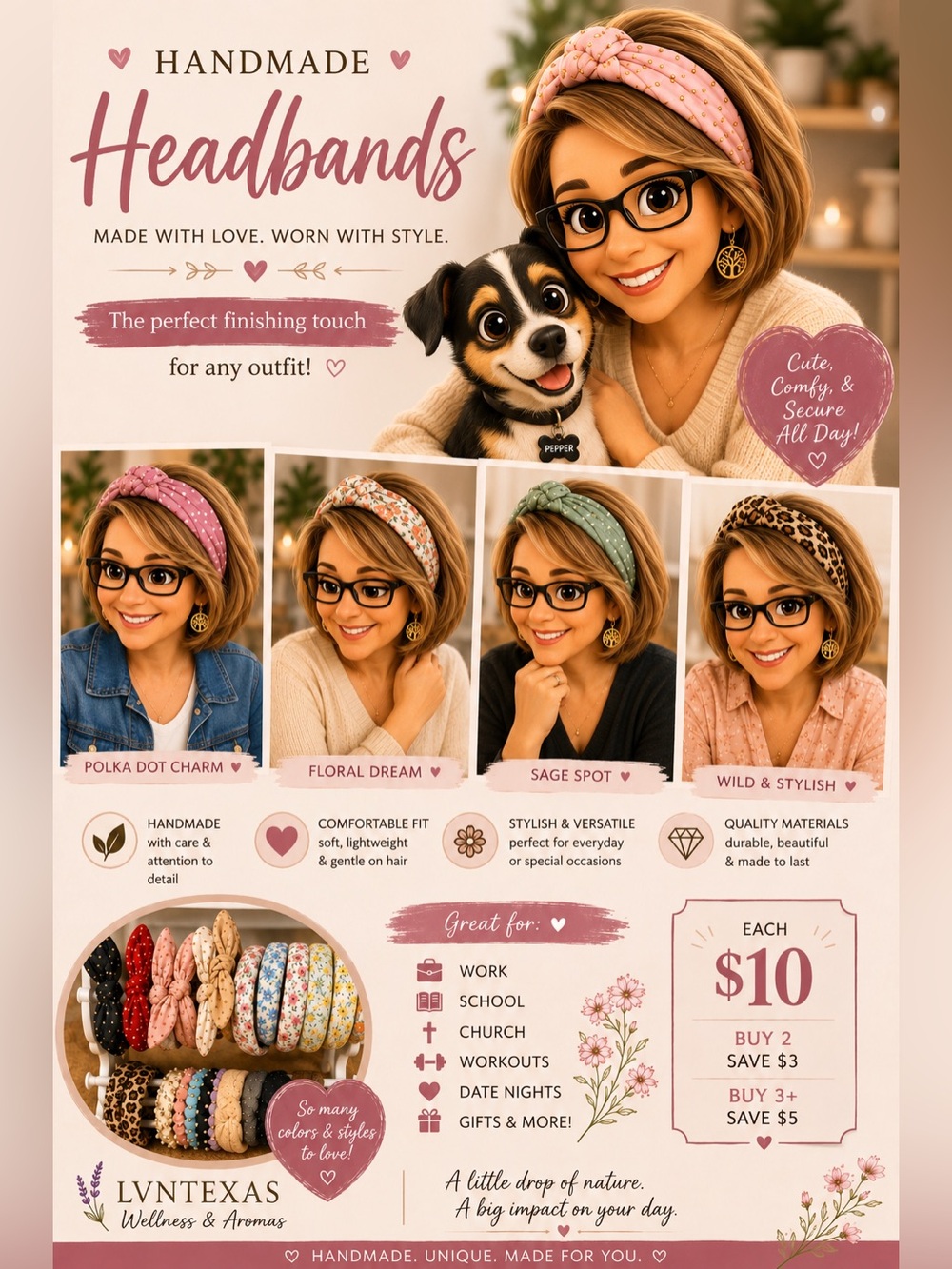 Knotted Boutique Headbands – You Pick One